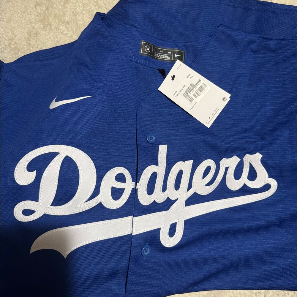 Nike Dodgers Blue Jersey